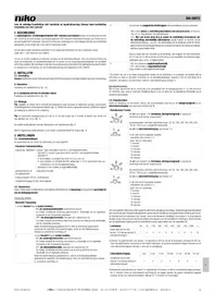 Notice Niko 35020072 Smart Home