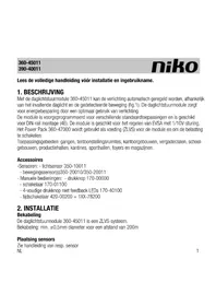 Notice Niko 36045011 Smart Home