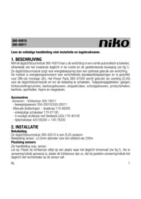 Notice Niko 36045010 Smart Home