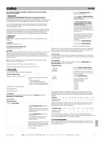 Notice Niko 35020080 Smart Home