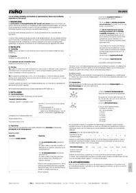 Notice Niko 35020070 Smart Home