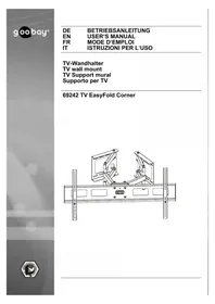 Notice Goobay TV EASYFOLD CORNER Wall mount