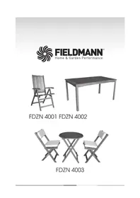 Notice Fieldmann FDZN 4001 Mobilier de jardin