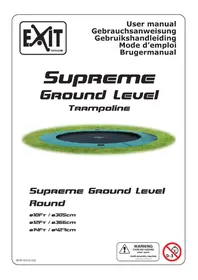 Notice EXIT SUPREME GROUND LEVEL Trampolin