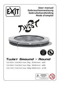 Notice EXIT TWIST GROUND Trampolin