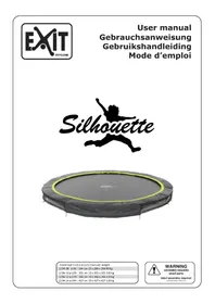 Notice EXIT SILHOUETTE GROUND Trampolin