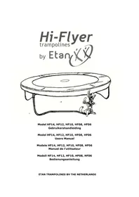 Notice Etan HIFLYER 10 COMBI Trampoline