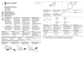 Notice Busch-Jaeger 612701885 Prise murale