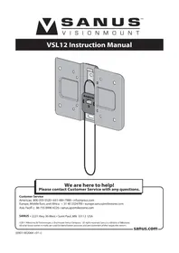 Notice SANUS VSL12 Wall mount