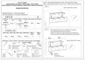 Notice Xomax XMWH106 Support mural