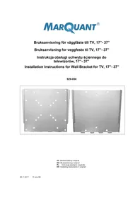 Notice Marquant 929050 Support mural