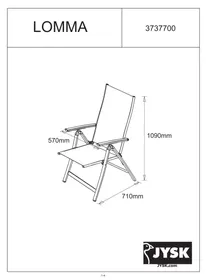 Notice JYSK LOMMA Mobilier de jardin