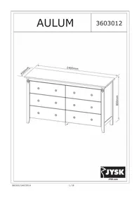 Notice JYSK AULUM (140X80X45) Schrank