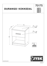 Notice JYSK DURANGO Armoire