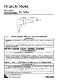 Notice HITACHI CN16SA Tijeras
