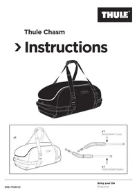 Notice THULE CHASM XLARGE Sac