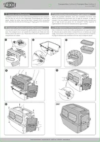 Notice Trixie TRANSPORT BOX GULLIVER 6 Sac