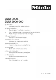 Notice MIELE DUU 2900 Kjøkkenvifte