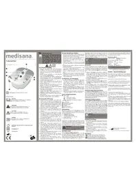 Notice MEDISANA FS 883 Bain de pieds