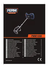 Notice Ferm PMM1006 Mélangeur de ciment