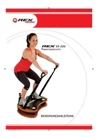 Notice REX VX200 Vibratory plate