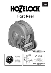 Notice HOZELOCK FAST REEL 2494 Tuyau d'arrosage