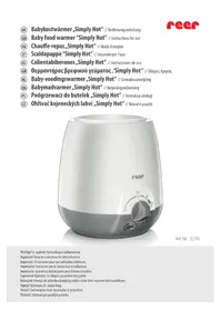 Notice Reer SIMPLY HOT 3310 Chauffe-bouteille