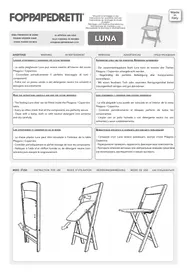 Notice Foppapedretti LUNA Chaise