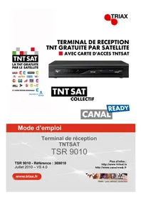 Notice TRIAX TSR 9010 Recepteur