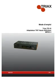 Notice TRIAX TR 43 Recepteur