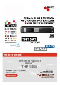 Notice TRIAX THR 9500 Recepteur