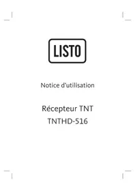 Notice LISTO TBTHD516 Récepteur satellite