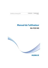 Notice HUMAX NAFOX HD Recepteur