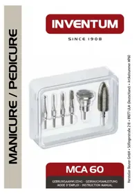 Notice INVENTUM MCA60 Set manicure et pedicure