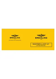 Notice Breitling MONTBRILLANT 47 Часы