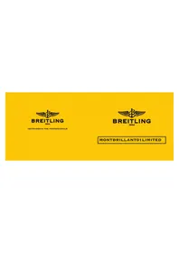 Notice Breitling MONTBRILLANT 01 LIMITED Часы
