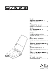 Notice PARKSIDE PKM 1500 A1 Balayeuse