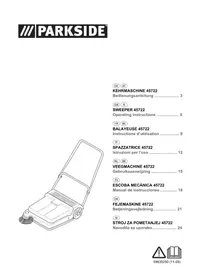 Notice PARKSIDE 45722 Balayeuse