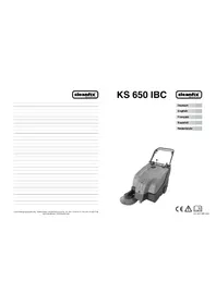 Notice Cleanfix KS 650 IBC Balayeuse