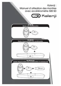 Notice Kalenji 500 SD Montre de sport