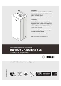 Notice BUDERUS SSB255 Chaudière