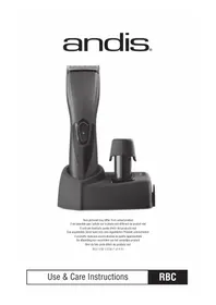 Notice Andis RBC Animaux domestiques