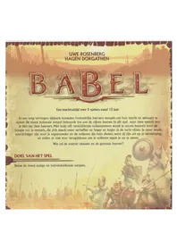 Notice White Goblin Games BABEL Jeu de société