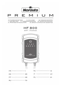 Notice NORAUTO HF 800 Chargeur de batterie