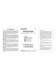 Notice Cat Mate 360 MICROCHIP Animaux domestiques