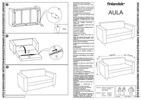 Notice Finlandek AULA Canape / sofa / banc