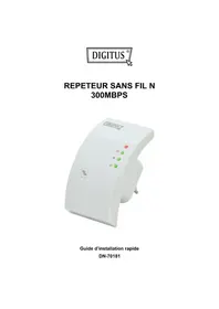 Notice Digitus DN70181 Wifi répéteur