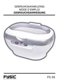 Notice Fysic FC33 Ultraschallreiniger