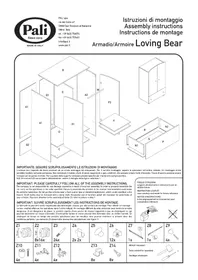 Notice Pali LOVING BEAR Armoire