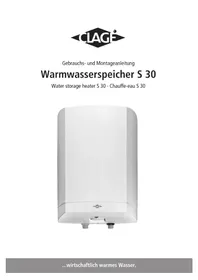 Notice Clage S 30 Chaudière